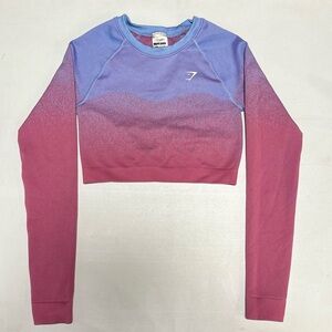 Gymshark Ombre seamless crop top